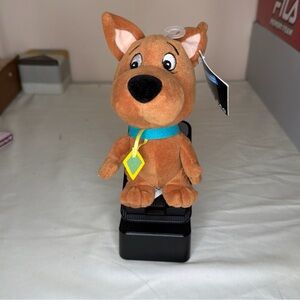 Warner Bros. Brown Scooby-Doo Plush with Blue Collar and Yellow Tag